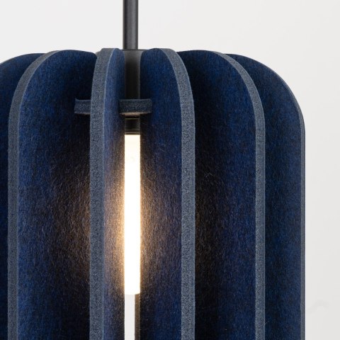 Sollux Lighting Lampa wisząca MULA 27 granatowa