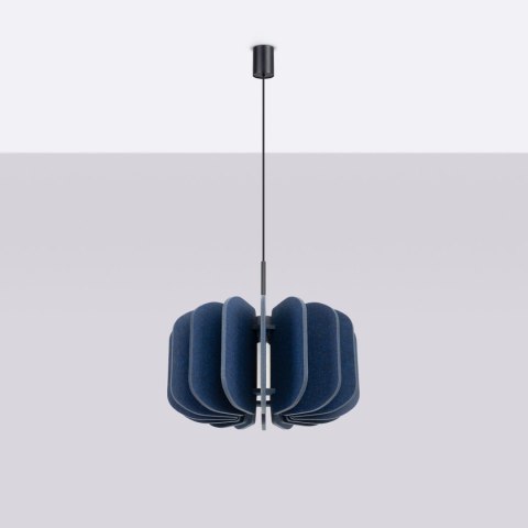 Sollux Lighting Lampa wisząca MULA 45 granatowa