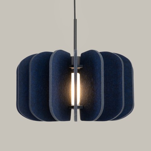 Sollux Lighting Lampa wisząca MULA 45 granatowa