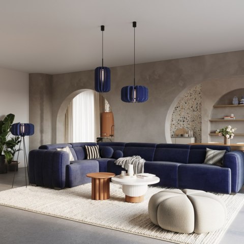 Sollux Lighting Lampa wisząca MULA 45 granatowa