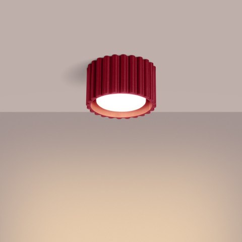 Sollux Lighting Plafon AURA 1 burgund Gx53