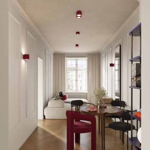 Sollux Lighting Plafon AURA 1 burgund Gx53