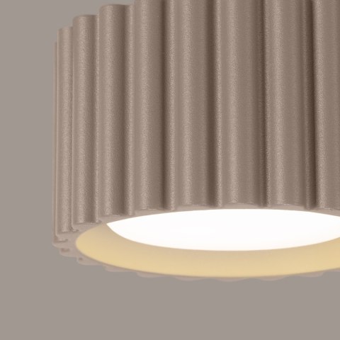 Sollux Lighting Plafon AURA 1 taupe Gx53