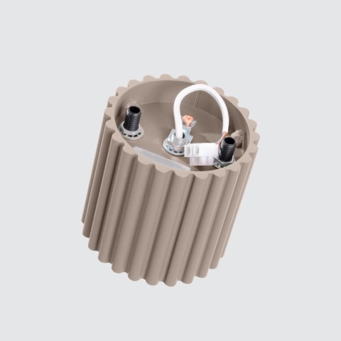 Sollux Lighting Plafon AURA 1 taupe GU10