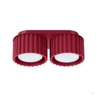 Sollux Lighting Plafon AURA 2 burgund Gx53