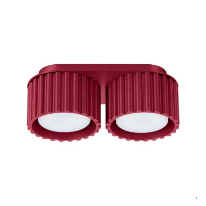 Sollux Lighting Plafon AURA 2 burgund Gx53