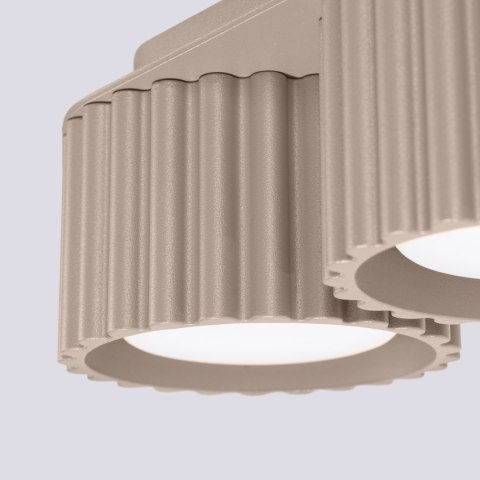 Sollux Lighting Plafon AURA 2 taupe Gx53