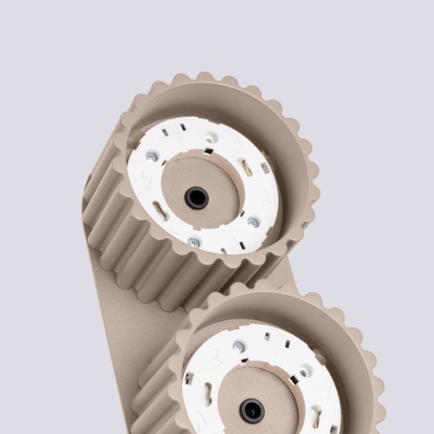 Sollux Lighting Plafon AURA 2 taupe Gx53
