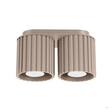 Sollux Lighting Plafon AURA 2 taupe GU10