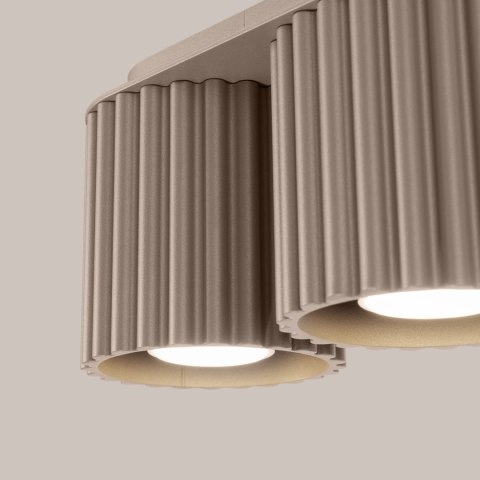 Sollux Lighting Plafon AURA 2 taupe GU10