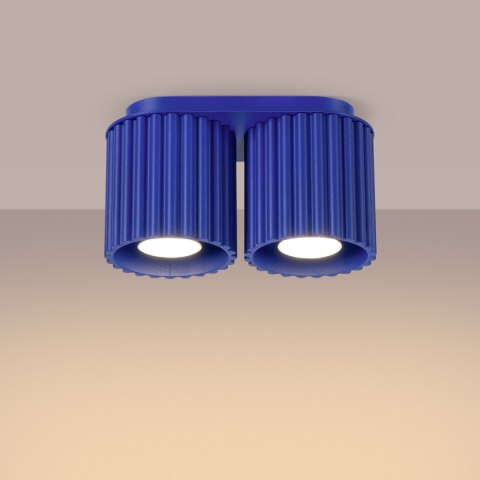 Sollux Lighting Plafon AURA 2 ultramaryna GU10