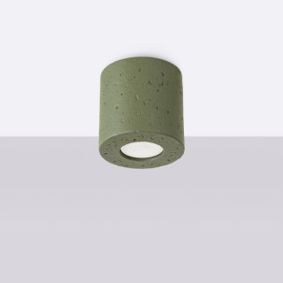 Sollux Lighting Plafon ORBIS beton zielona oliwka