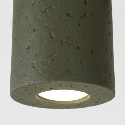 Sollux Lighting Plafon ORBIS beton zielona oliwka