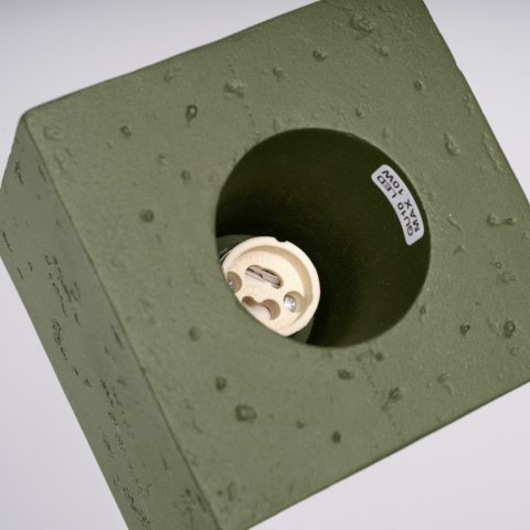 Sollux Lighting Plafon QUAD beton zielona oliwka