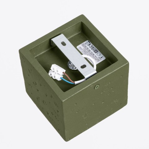 Sollux Lighting Plafon QUAD beton zielona oliwka