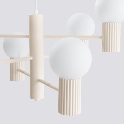 Sollux Lighting Żyrandol HALO 6 beżowy