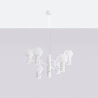 Sollux Lighting Żyrandol HALO 6 biały