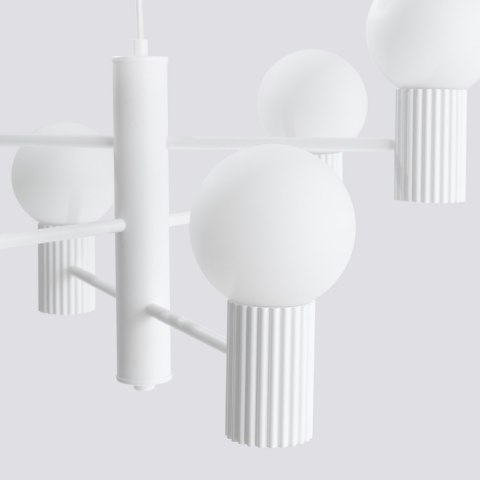 Sollux Lighting Żyrandol HALO 6 biały