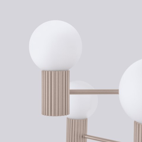 Sollux Lighting Żyrandol HALO 6 taupe