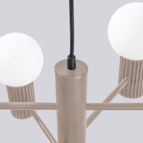 Sollux Lighting Żyrandol HALO 6 taupe