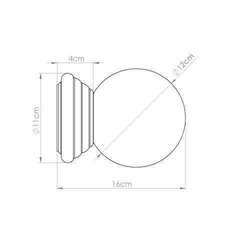 Sollux Lighting Kinkiet ZORI beżowy IP44