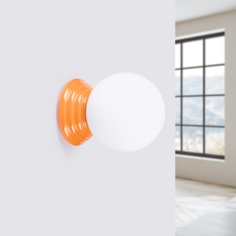 Sollux Lighting Kinkiet ZORI pomarańczowy IP44