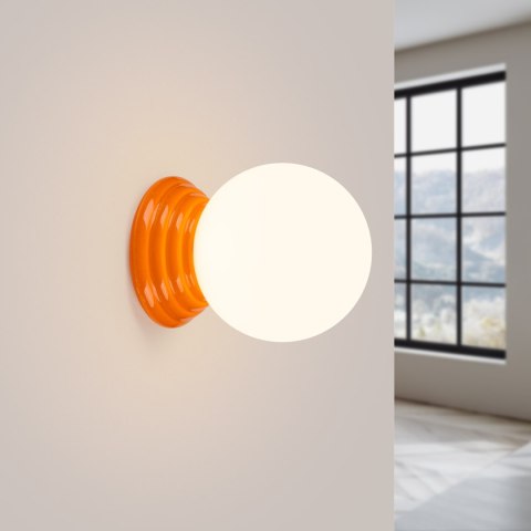 Sollux Lighting Kinkiet ZORI pomarańczowy IP44