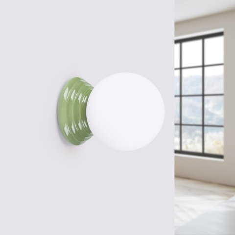 Sollux Lighting Kinkiet ZORI zielony IP44