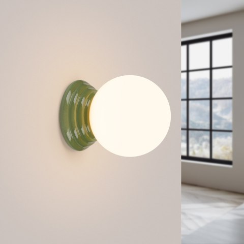 Sollux Lighting Kinkiet ZORI zielony IP44