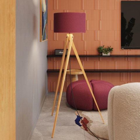 Sollux Lighting Lampa podłogowa NATT burgund