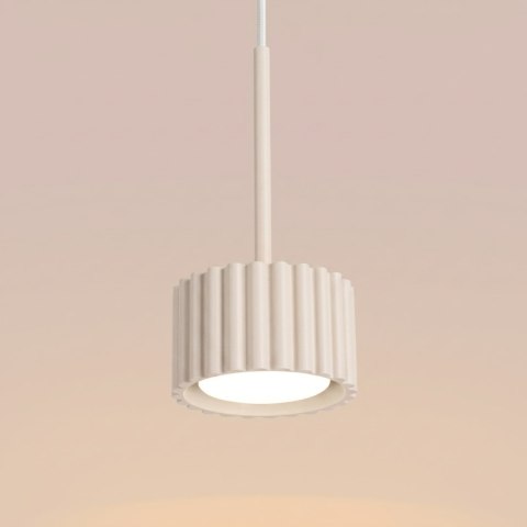Sollux Lighting Lampa wisząca AURA 1 beżowa Gx53