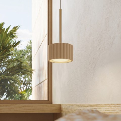Sollux Lighting Lampa wisząca AURA 1 beżowa Gx53
