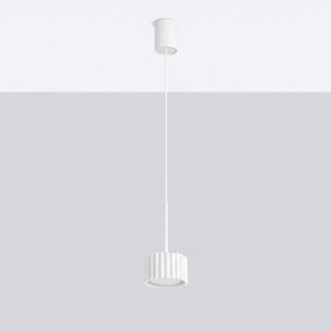 Sollux Lighting Lampa wisząca AURA 1 biała Gx53
