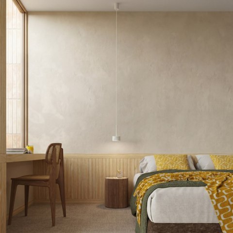 Sollux Lighting Lampa wisząca AURA 1 biała Gx53