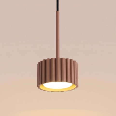 Sollux Lighting Lampa wisząca AURA 1 mocca Gx53