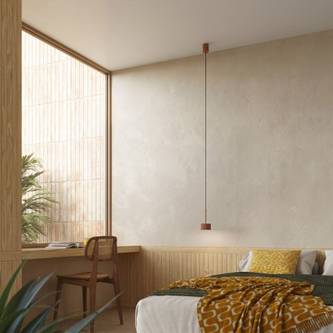 Sollux Lighting Lampa wisząca AURA 1 mocca Gx53