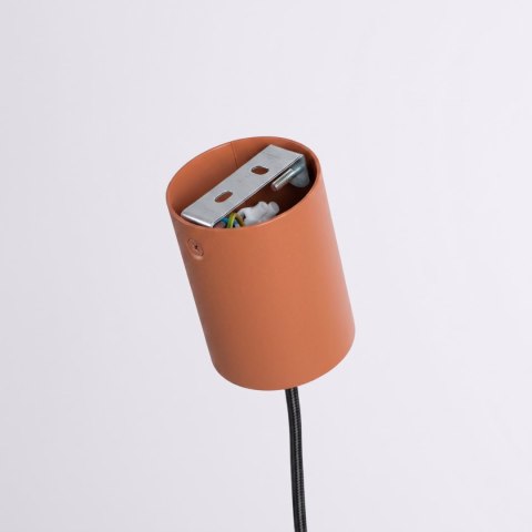 Sollux Lighting Lampa wisząca AURA 1 ochra czerwona Gx53
