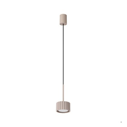 Sollux Lighting Lampa wisząca AURA 1 taupe Gx53