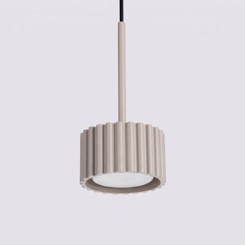 Sollux Lighting Lampa wisząca AURA 1 taupe Gx53