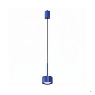 Sollux Lighting Lampa wisząca AURA 1 ultramaryna Gx53