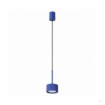 Sollux Lighting Lampa wisząca AURA 1 ultramaryna Gx53