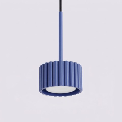 Sollux Lighting Lampa wisząca AURA 1 ultramaryna Gx53