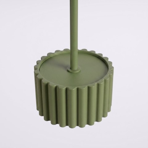 Sollux Lighting Lampa wisząca AURA 1 zielona oliwka Gx53