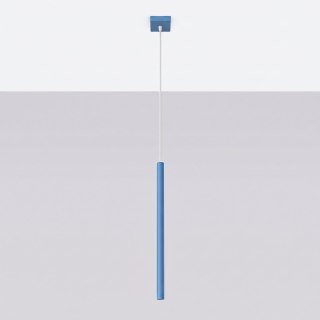 Sollux Lighting Lampa wisząca PASTELO 1 błękitna