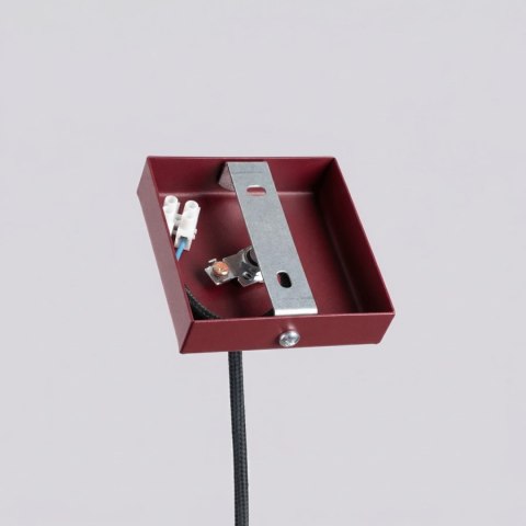Sollux Lighting Lampa wisząca PASTELO 1 burgund