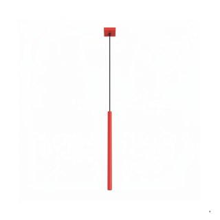 Sollux Lighting Lampa wisząca PASTELO 1 czerwona