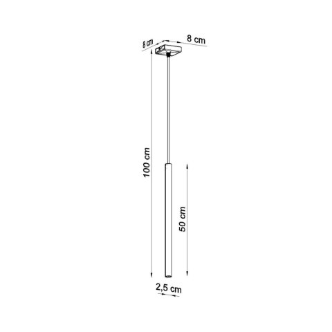Sollux Lighting Lampa wisząca PASTELO 1 taupe