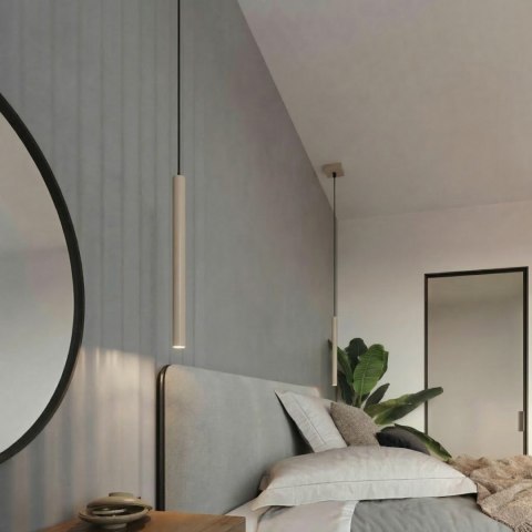 Sollux Lighting Lampa wisząca PASTELO 1 taupe