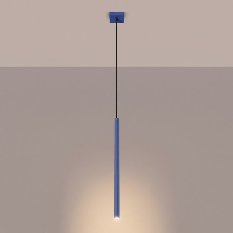 Sollux Lighting Lampa wisząca PASTELO 1 ultramaryna
