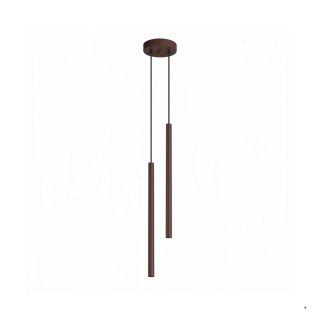 Sollux Lighting Lampa wisząca PASTELO 2 brązowa